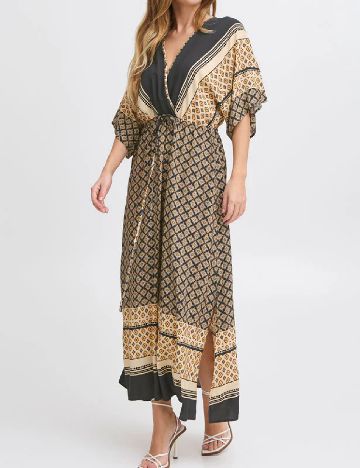 Rochie lunga Pulz, mix culori