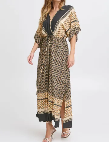 Rochie lunga Pulz, mix culori