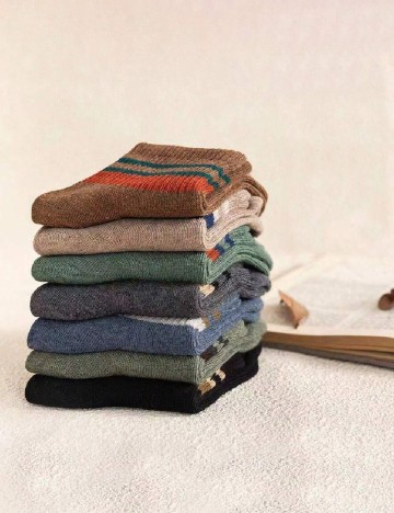 Set sosete 7 perechi SHEIN, mix culori