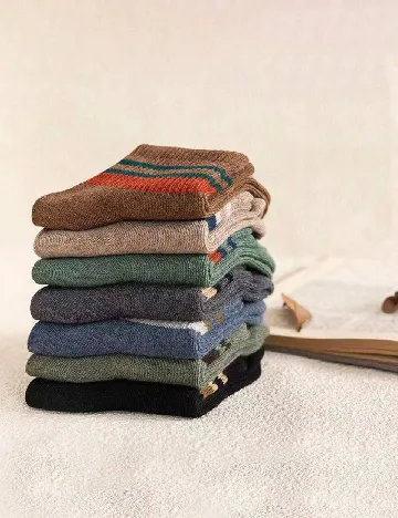 Set sosete 7 perechi SHEIN, mix culori