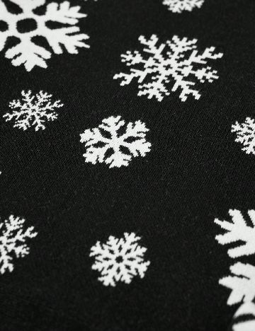 Pulover SHEIN, alb/negru