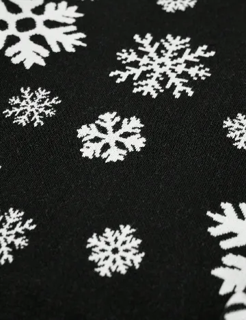 Pulover SHEIN, alb/negru