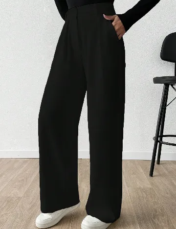 Pantaloni SHEIN, negru