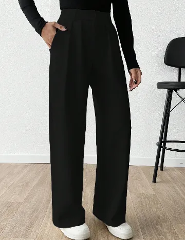 Pantaloni SHEIN, negru