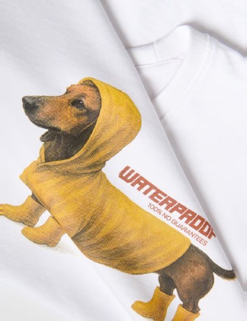 Tricou Reserved, alb