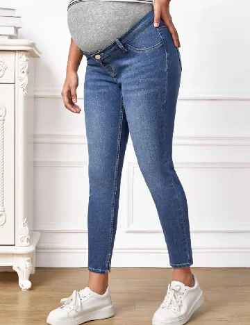 Blugi SHEIN Maternity, albastru