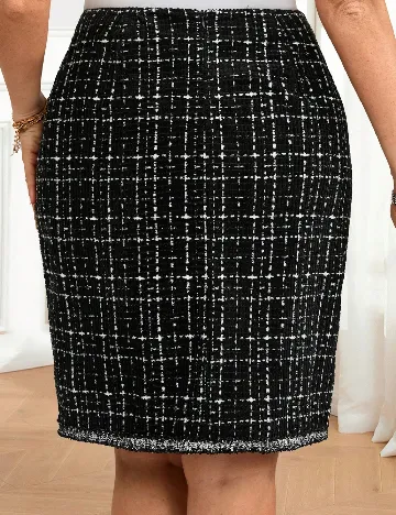 Fusta Emery Rose Curve, negru