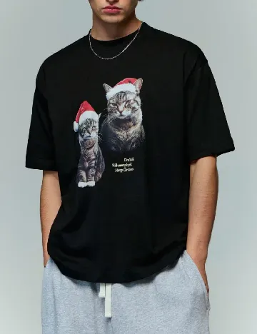 Tricou House Brand, negru