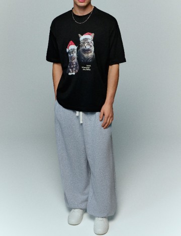 Tricou House Brand, negru