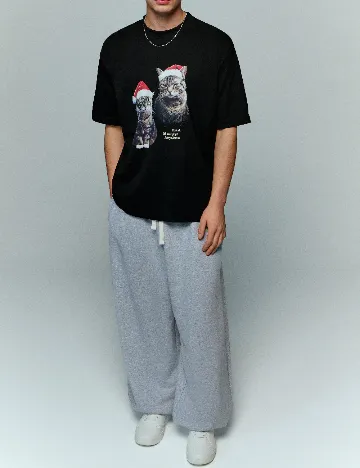 Tricou House Brand, negru