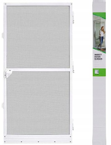 Plasă de țânțari pentru uși 100 cm x 230 Schou, alb