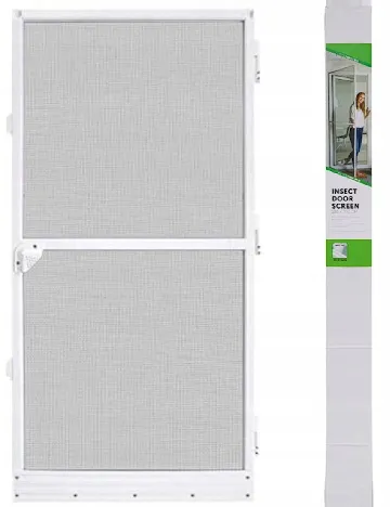 Plasă de țânțari pentru uși 100 cm x 230 Schou, alb