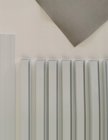 Plasă de țânțari pentru uși 100 cm x 230 Schou, alb