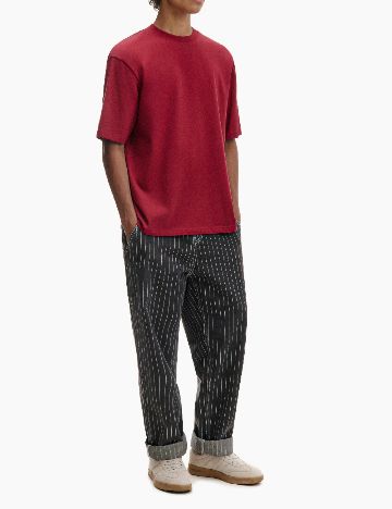 Tricou CROPP, visiniu