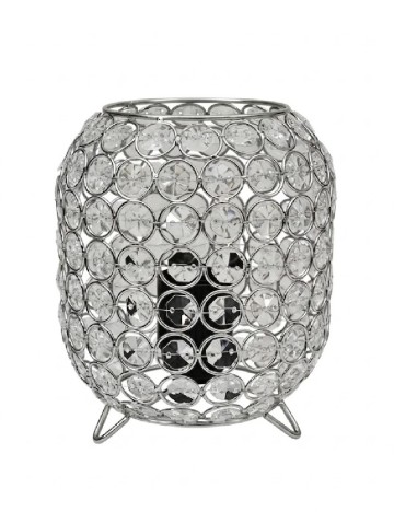 Lampa de noapte decorativa KONIMPEX, argintiu