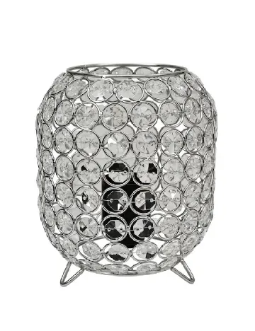 Lampa de noapte decorativa KONIMPEX, argintiu