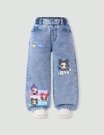 Blugi Shein Kids, albastru