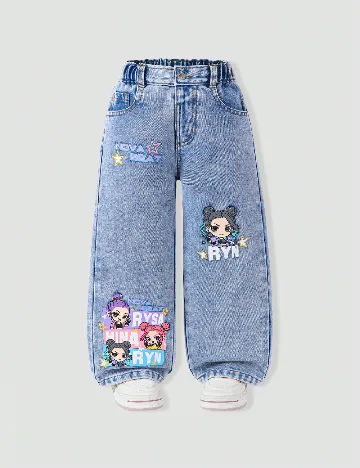 Blugi Shein Kids, albastru