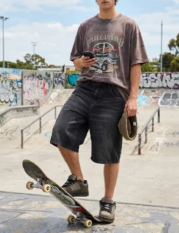 Pantaloni scurti House Brand, negru