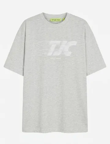 Tricou Oversize TheJoggConcept, gri deschis