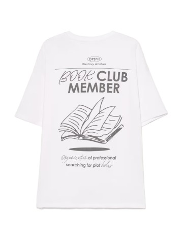 Tricou Oversize CROPP, alb