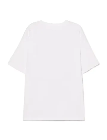 Tricou Oversize CROPP, alb
