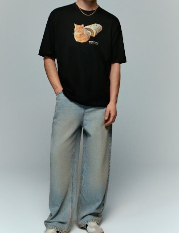 Tricou House Brand, negru