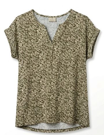 Bluza Kaffe, verde/crem