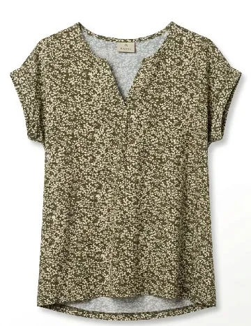 Bluza Kaffe, verde/crem