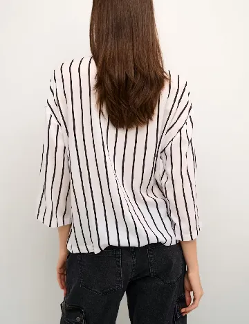 Camasa Kaffe, alb/negru
