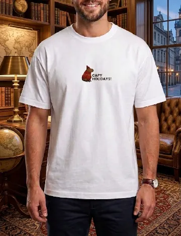 Tricou Reserved, alb