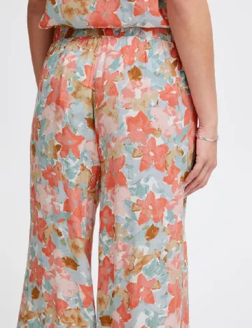 Pantaloni Ichi, floral print