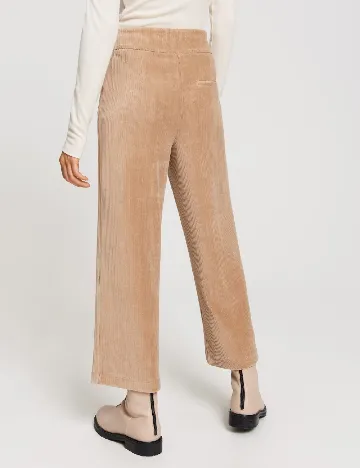 Pantaloni Opus, crem