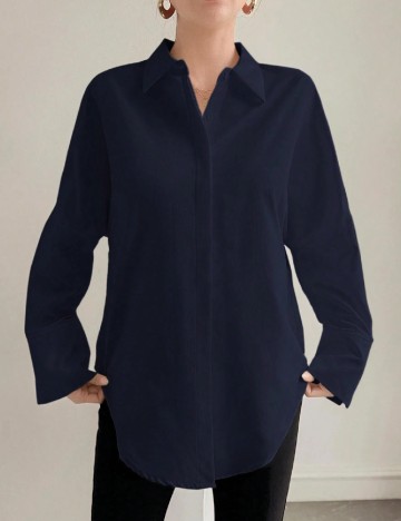 Camasa SHEIN, bleumarin