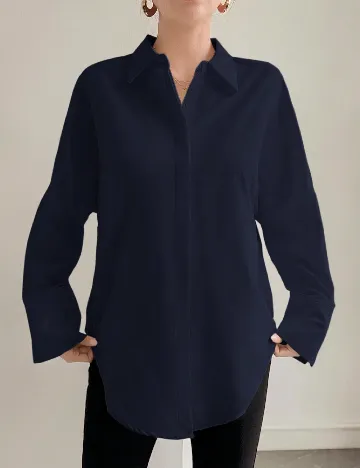 Camasa SHEIN, bleumarin