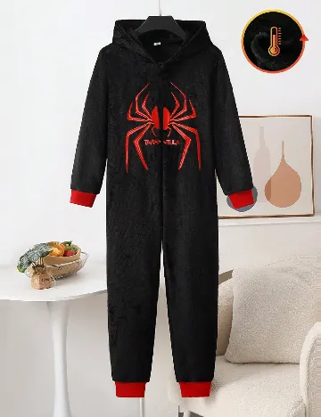 Salopeta Shein Kids, negru