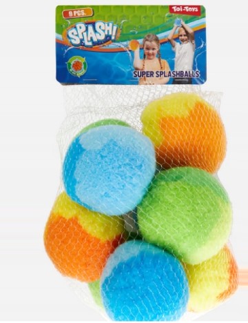 Bile de apă Super Splash 9 bucati Toi-Toys, mix culori