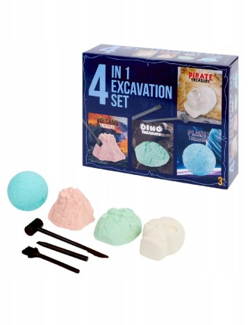 Set de excavare Zd Trading, mix culori