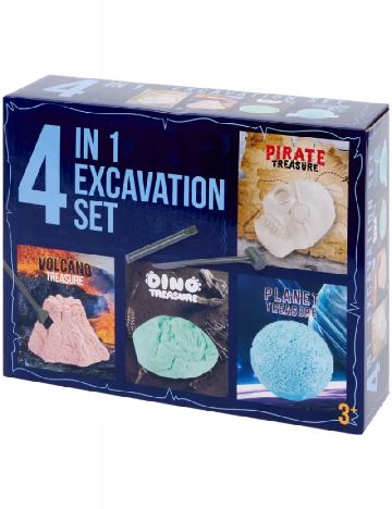 Set de excavare Zd Trading, mix culori