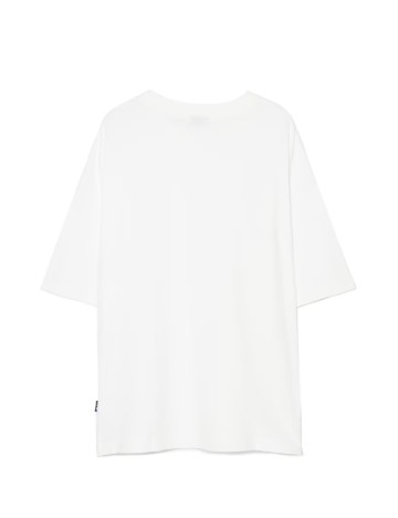 Tricou Oversize CROPP, alb