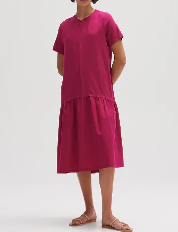 Rochie medie Opus, magenta