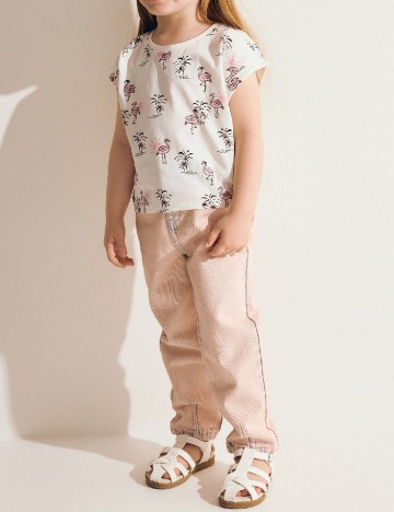 Tricou Reserved, alb