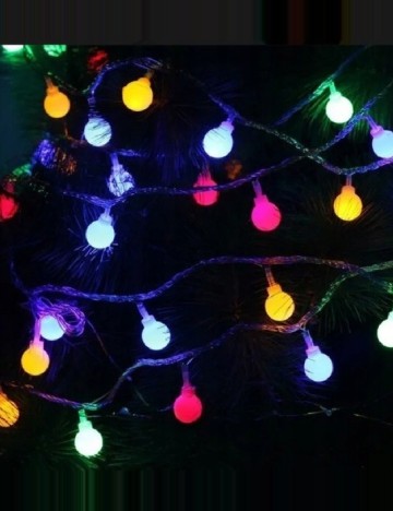 Ghirlanda luminoasa 15 m, 50 de lumini LED Coen bakker deco, mix culori