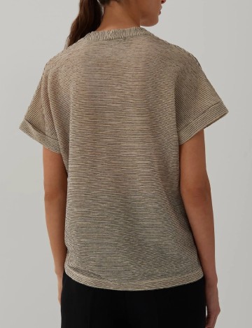 Bluza Someday, bej/negru