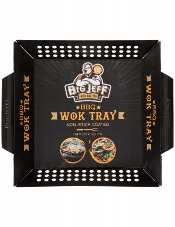 Tavă de grătar antiaderentă, 34 x 24 cm Big Jeff, negru