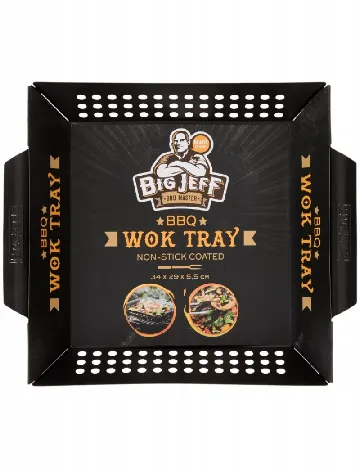 Tavă de grătar antiaderentă, 34 x 24 cm Big Jeff, negru