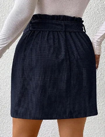 Fusta SHEIN CURVE, bleumarin