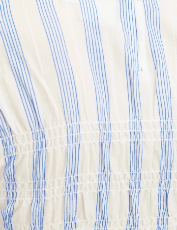 Bluza Ichi, alb/albastru