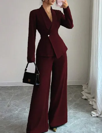 Compleu SHEIN, visiniu