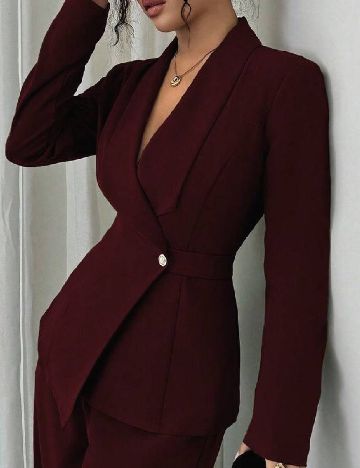 Compleu SHEIN, visiniu